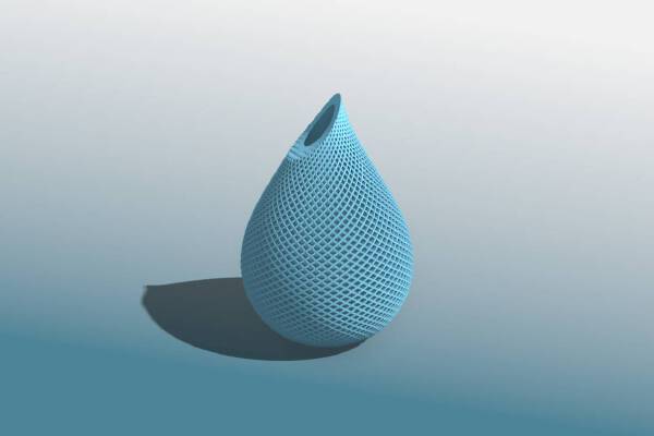 Low polygon vase | 3d print model