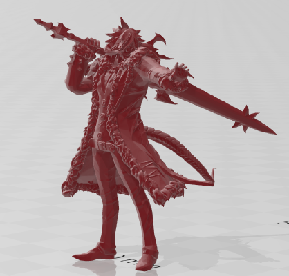 Dark Knight [Au Ra Male] (Final Fantasy XIV) | 3d print model