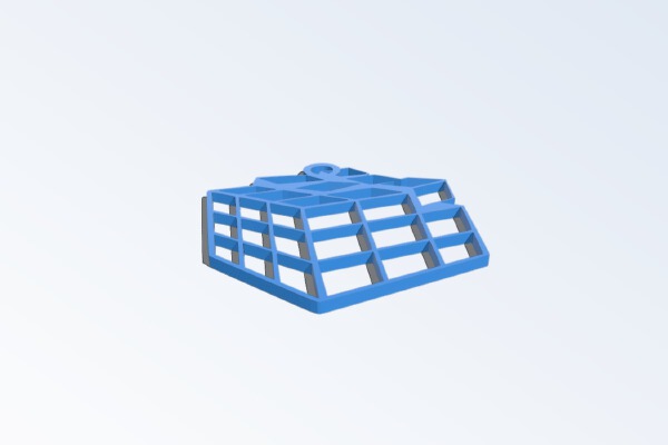 Rubik's Cube Broken Pendant | 3d print model