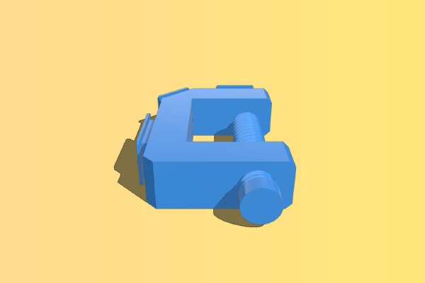 Hot Wheels Track Clamp | 3d print model