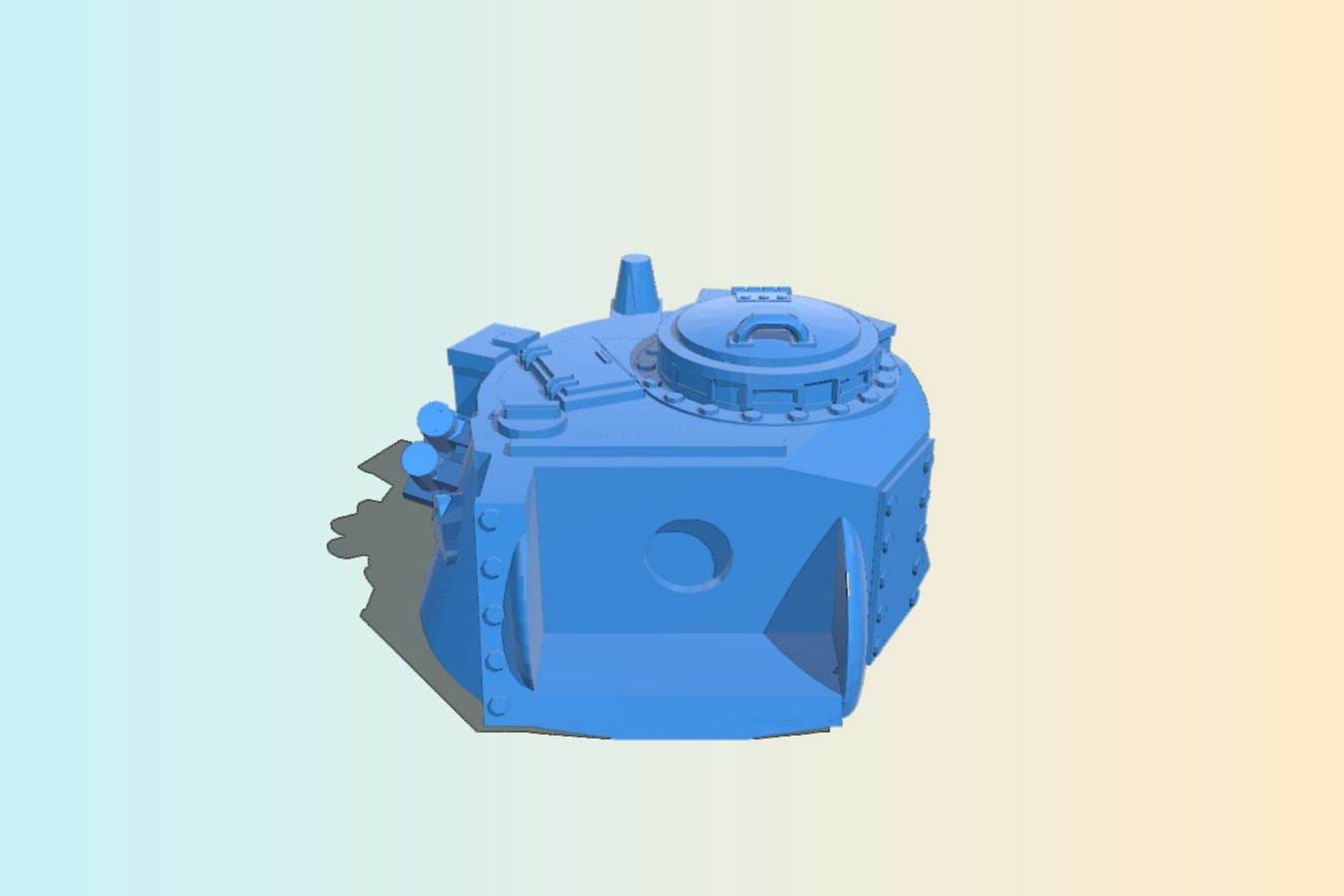 Leman Russ Matilda Turret,  40k Mod