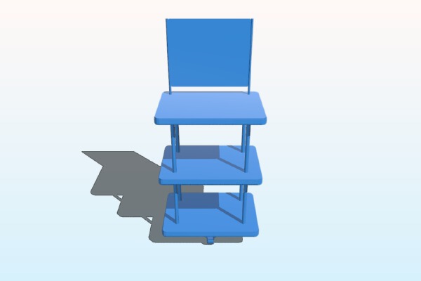 Kitchen Cart (Dollhouse size) | 3d print model