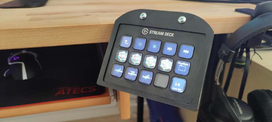 Single Streamdeck Desk Clamp Mount | 3d print model
