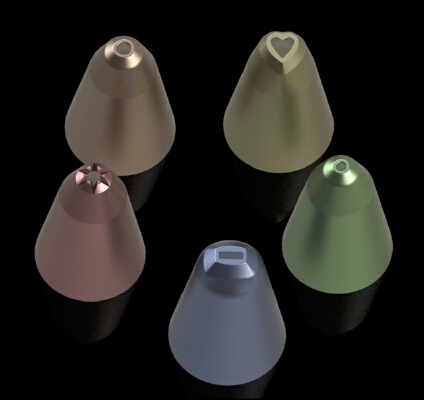 Decorating Tips _ Douilles de décoration | 3d print model