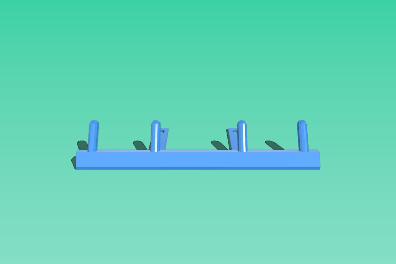 Dual Light Switch Key Hanger