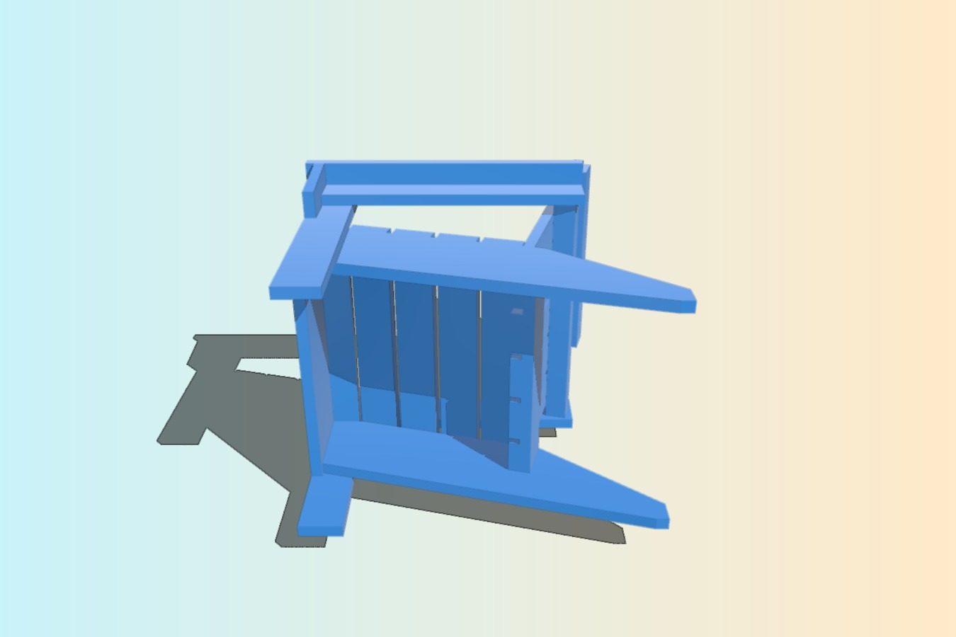 Adirondack Chair model