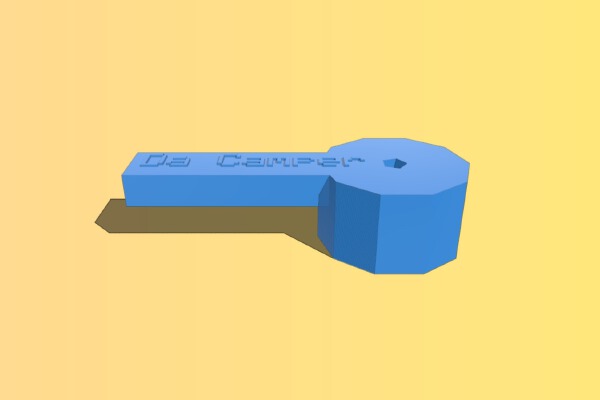 Parametized Swivel Clips | 3d print model