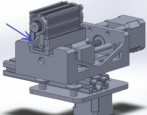 Eje Z Diodo Láser | 3d print model