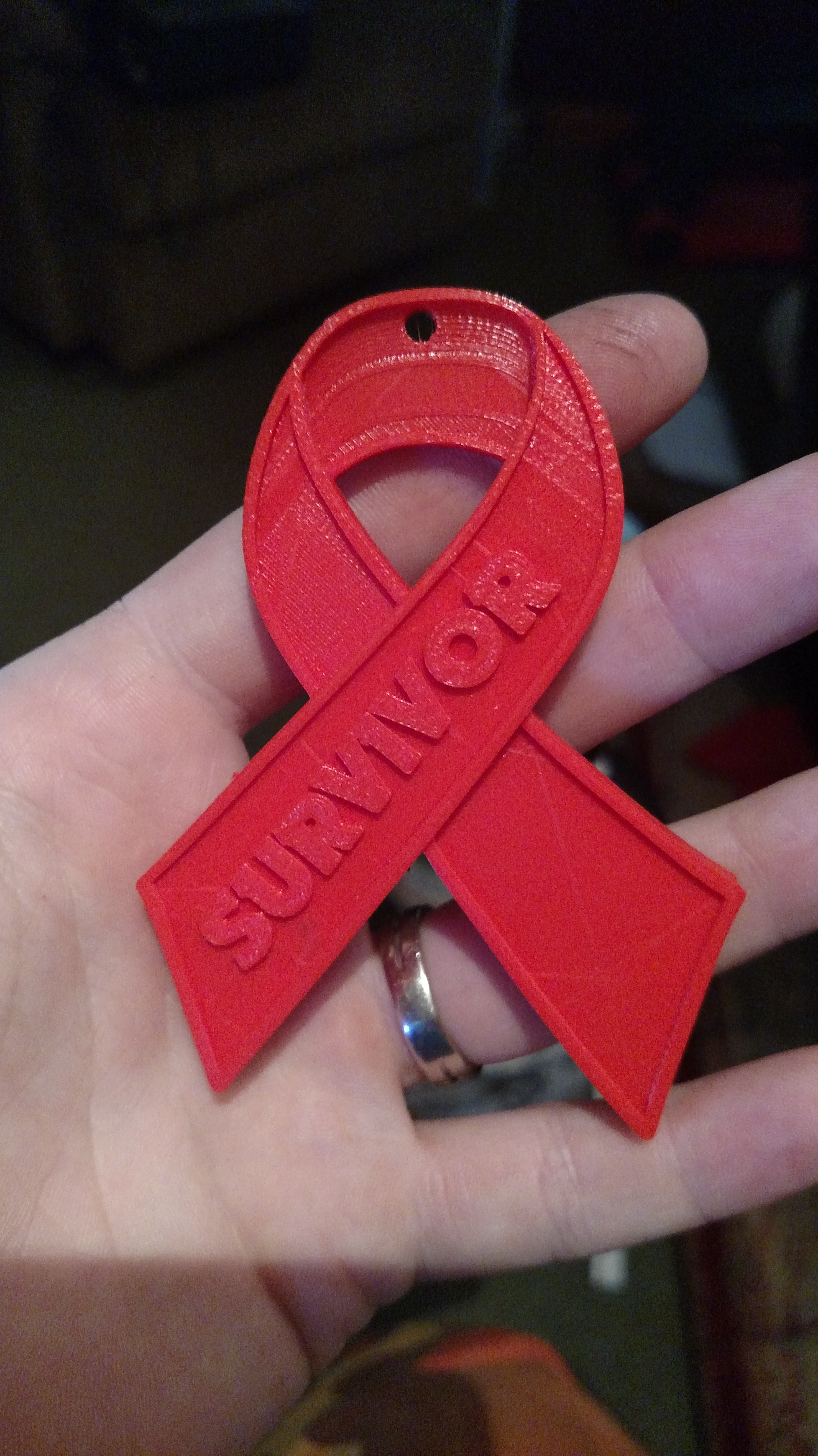 Survivor Cancer Ribbon