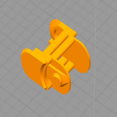 гибкий кабель канал для 3D принтера 10x15 | 3d print model