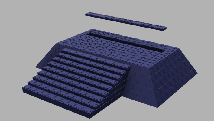 Stargate Platform Stone Render Version 2 | 3d print model