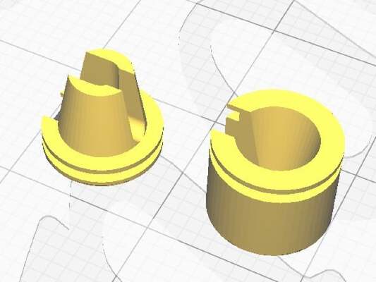 Archery Nose Button_Kisser Button | 3d print model