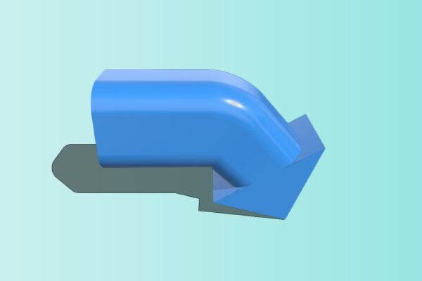 Twilight Zone pinball left spiral arrow | 3d print model