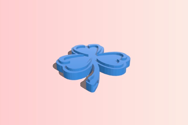 Shamrock Bobby Pin | 3d print model