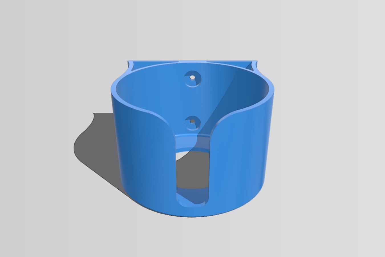 Mug holder screw mount