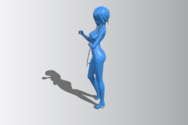 Rosaria v0.4a Nude WIP | 3d print model