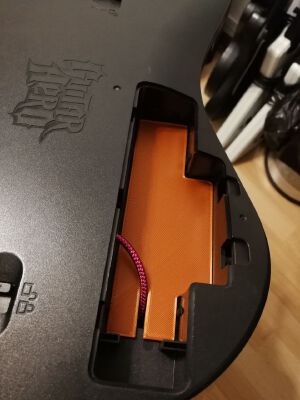 GH Wiimote Slot cover With_No hole | 3d print model