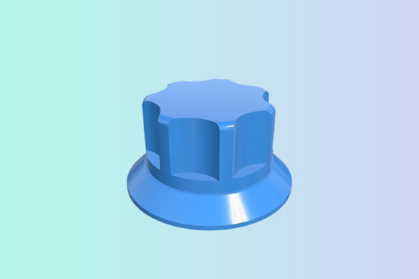 trim knob, aileron tab, rudder tab - beechcraft b200 | 3d print model