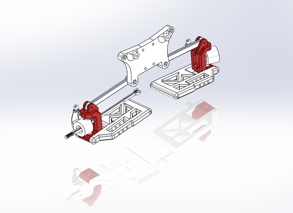 Front Assembly OpenRC Truggy for HSP 188015 and diff HSP 02024