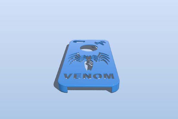 Iphone 5 case Venon | 3d print model
