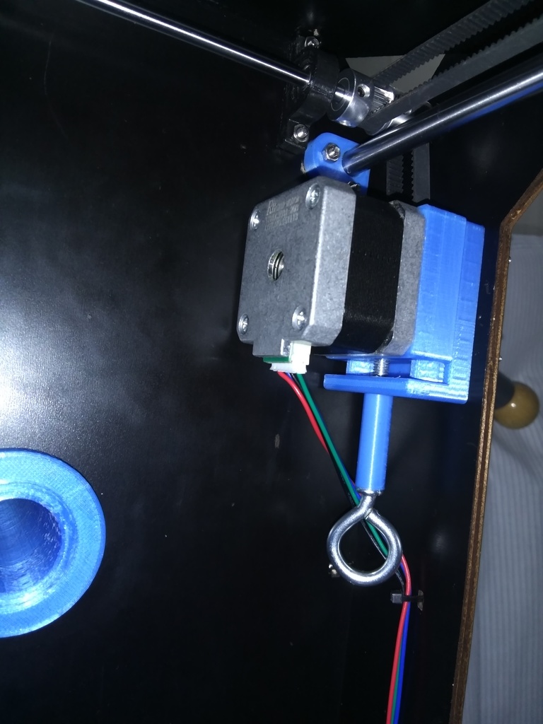 CTC Y Axis Stepper Motor Mount with adjustable belt tension (And all Replicator clones)