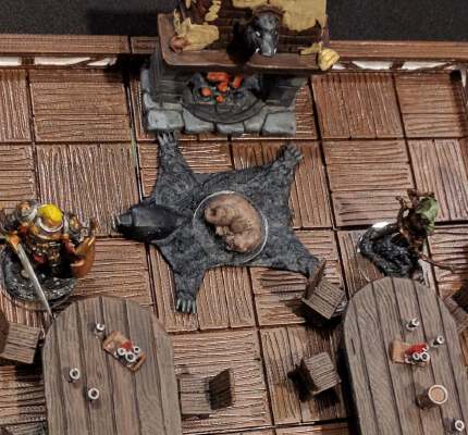 Bearskin Rug - 28mm gaming | 3d print model