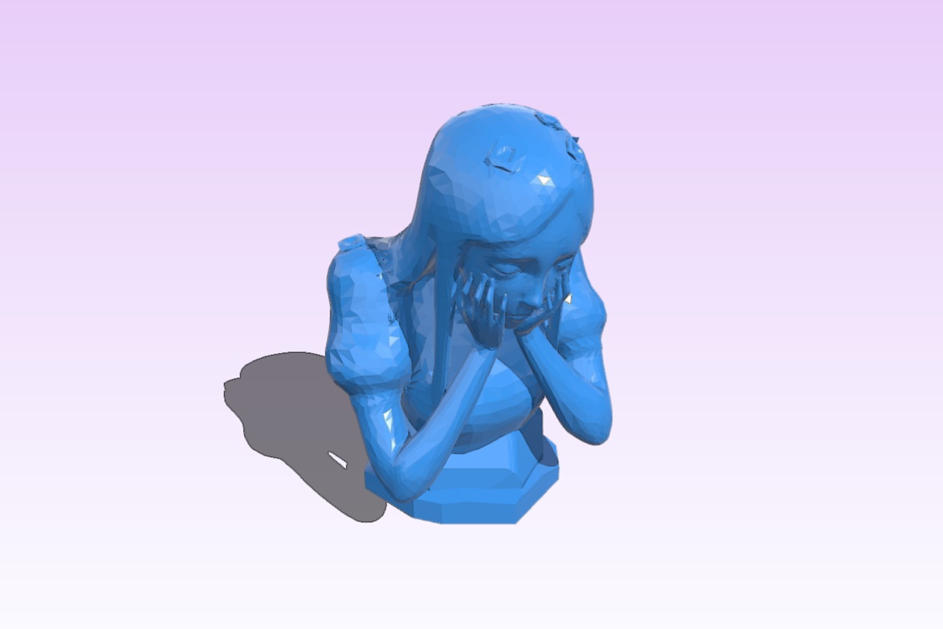 Crying Alice Statue