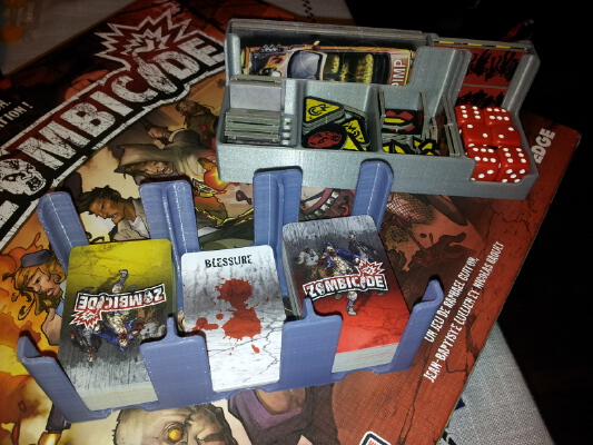 Zombicide card holder and tray box | 3d print model