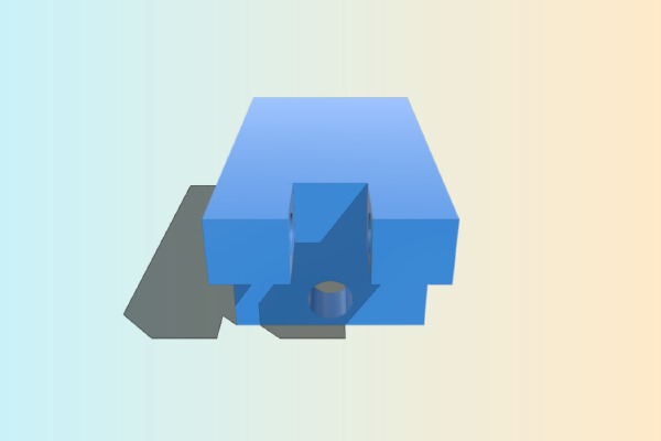 QU-BD One Up _ Two Up Nut retainer and Fan Mount | 3d print model