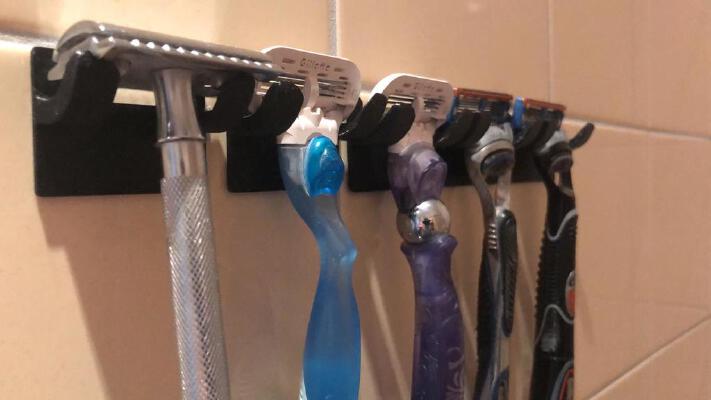 Gilette Razor Holder (Self Centering) | 3d print model