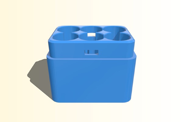 Battery Storage for 6 AA | 3d print model