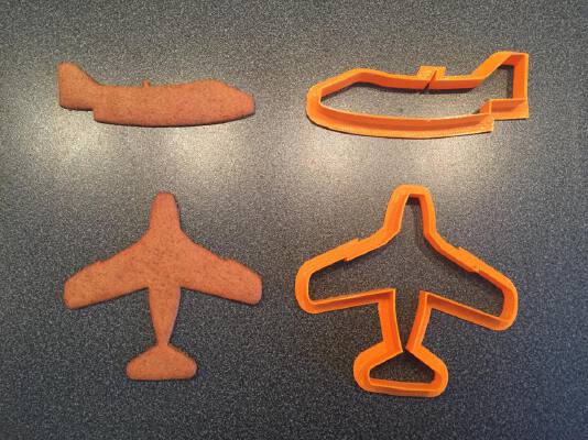 Saab Aircraft Cookie cutters | 3d print model