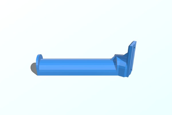 Firament Spool holder for Kossel 2020, 30 degree 1 side | 3d print model