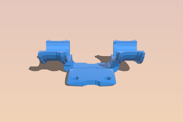 e-bike display adapter for basket mounting bracket | 3d print model