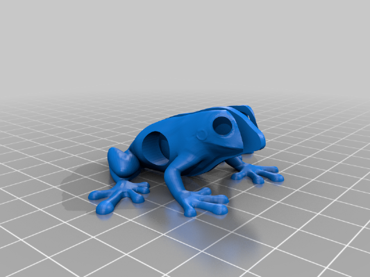 Race frog (multi-color) | 3d print model