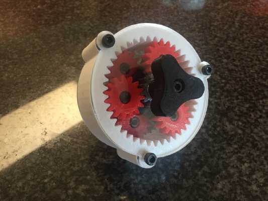 Two-Stage Planetary Gearbox (20.25:1) | 3d print model