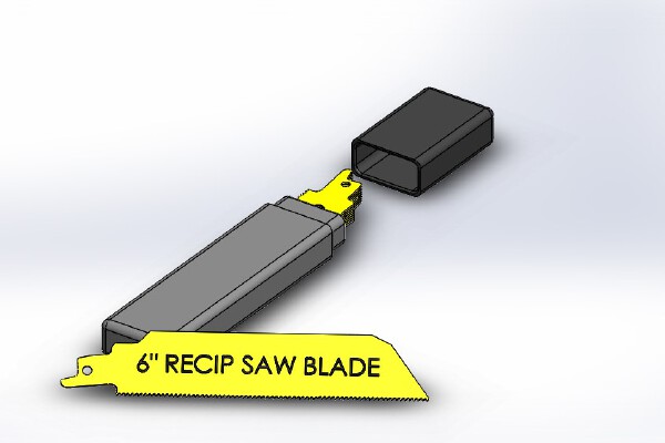 Reciprocating Saw Blades and Case | 3d print model