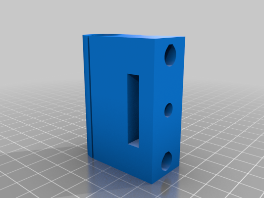 Improved rebelix x axis end with tensioning | 3d print model