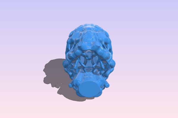 Severed Robot Head | 3d print model