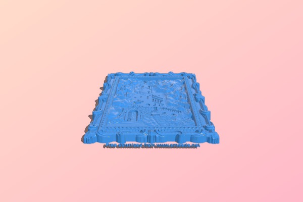 Big fire picture | 3d print model
