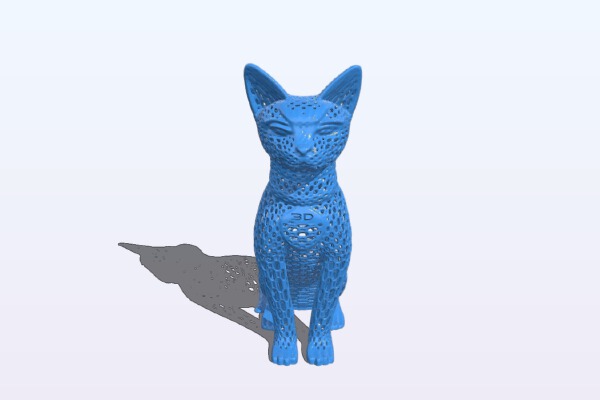 Cat design Voronoi | 3d print model