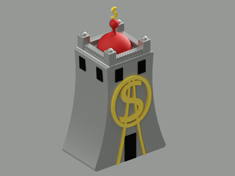 Scrooge McDuck (Joakim von Anka) Ducktales Money Bin (Bank)