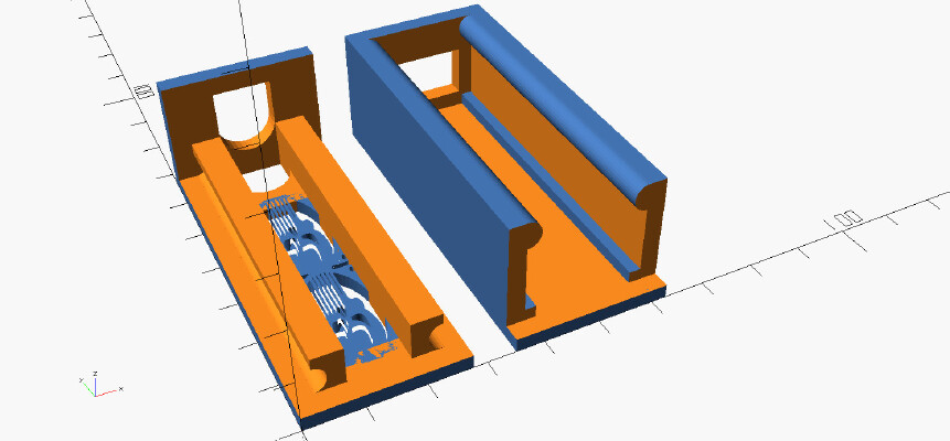 KIS-3R33S 7V-24V to 5V_3A USB Port convertor enclosure | 3d print model
