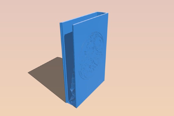 Bookshelf Insert - Magic Book | 3d print model