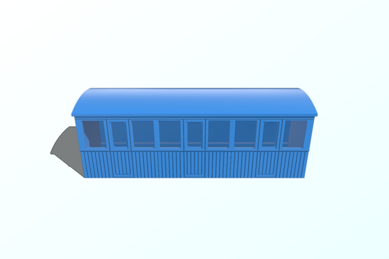009 Short bogie 1st class coach