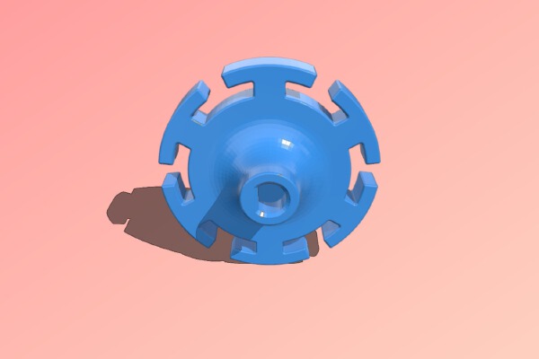 Extruder Knob ONE PIECE Design | 3d print model