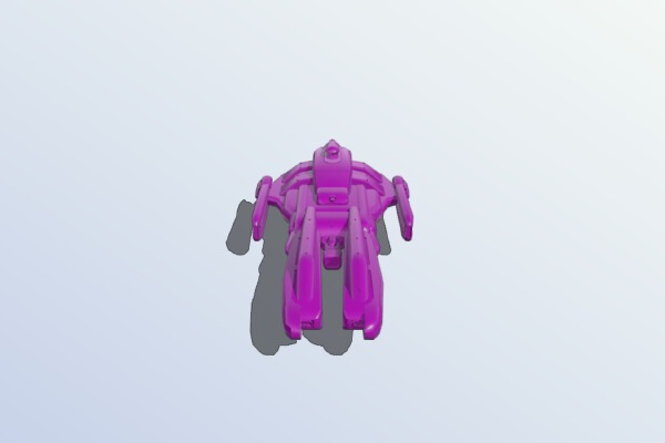 Star Trek - Vaadwaur Assault Cruiser | 3d print model