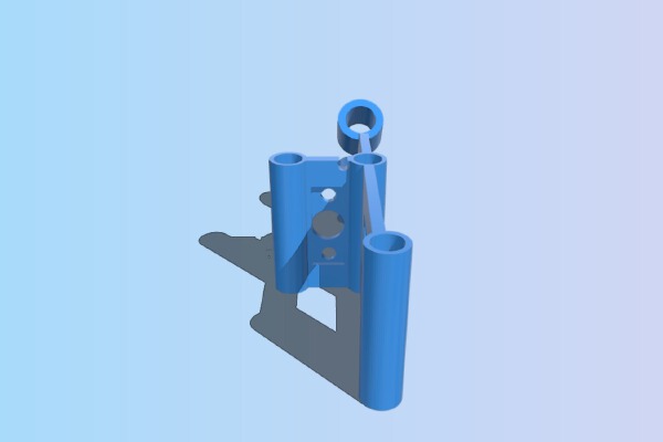 Amax Freestyle Pigtailholder+TBS Unify+TBS Crossfire | 3d print model