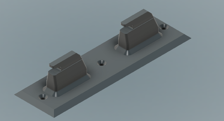 Mlok Wall Mount | 3d print model