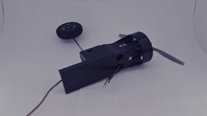 RC Airplane Motor Mount and Landing Gear System | 3d print model